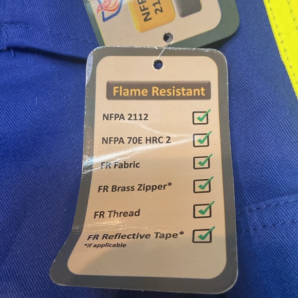 JUST IN TREND NWT Size XL Flame Resistant Long Sleeve Coveralls - Picture 6 of 10